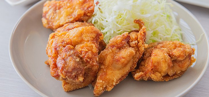 Fried chicken set meal