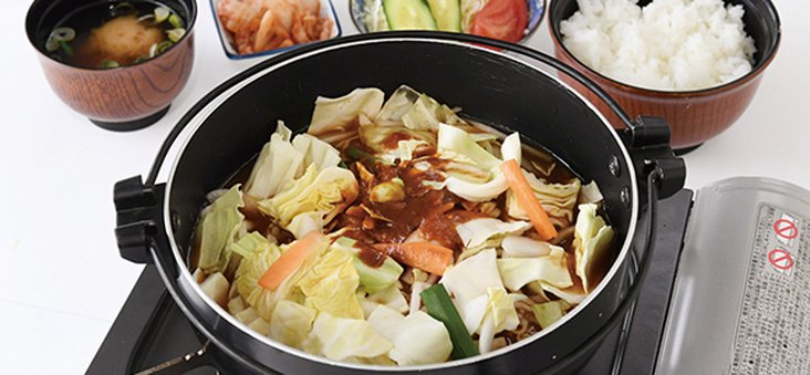 Horumon and Hida beef set meal