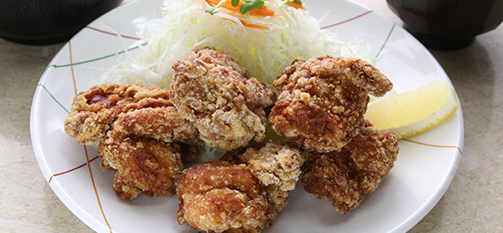 Fried chicken set meal